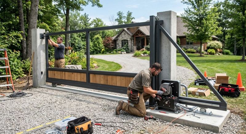 Motorized Gate Installation in Mcdonough, GA